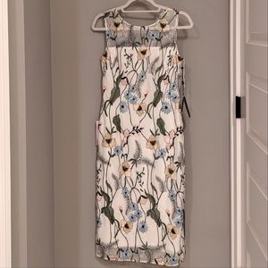 Adriana Papell floral mini dress